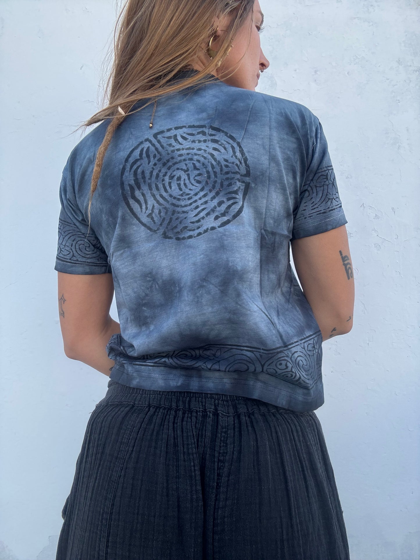 Block Print Baby Tee