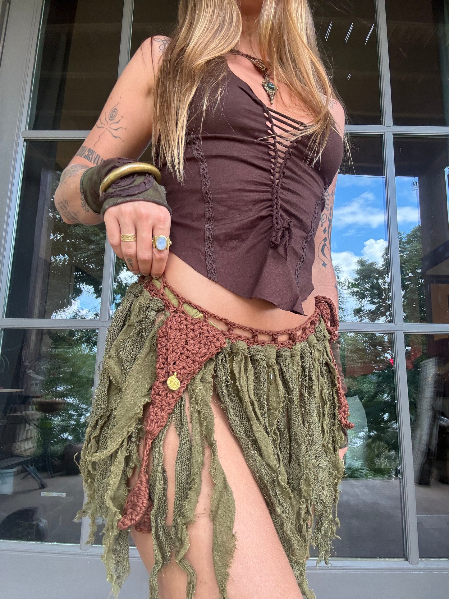 Crochet Fairy Skirt - Oak