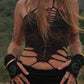 Slit Weave Top - Spiral
