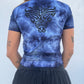Block Print Baby Tee - Blue Butterfly
