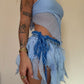 Crochet Fairy Skirt - Baby Blue