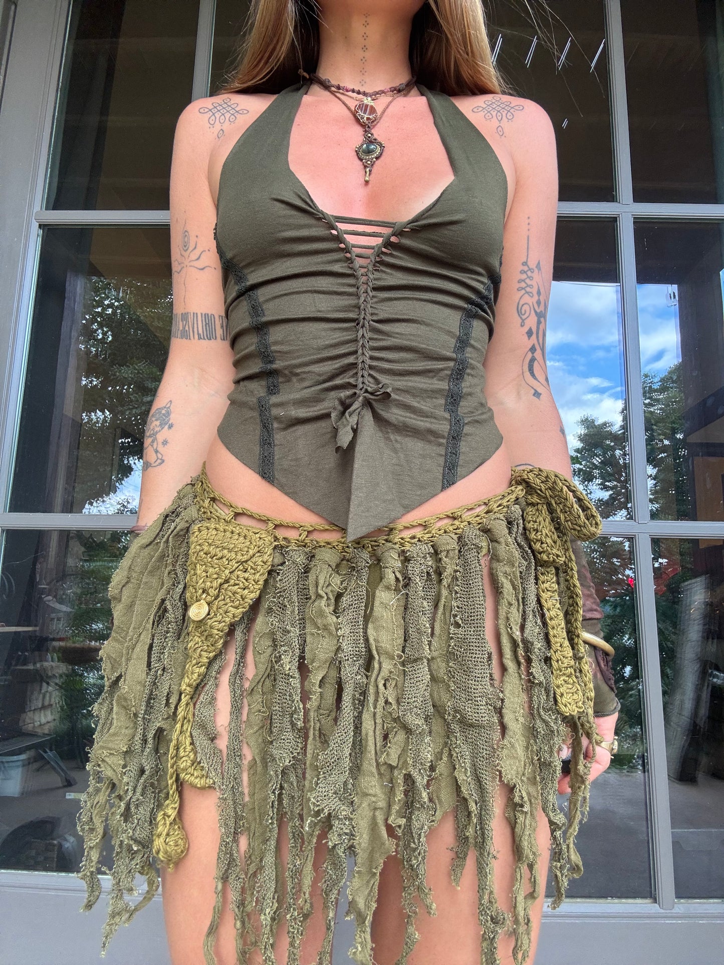 Crochet Fairy Skirt - Fern