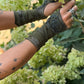 Spiral Gloves - Green/Green Tie Dye